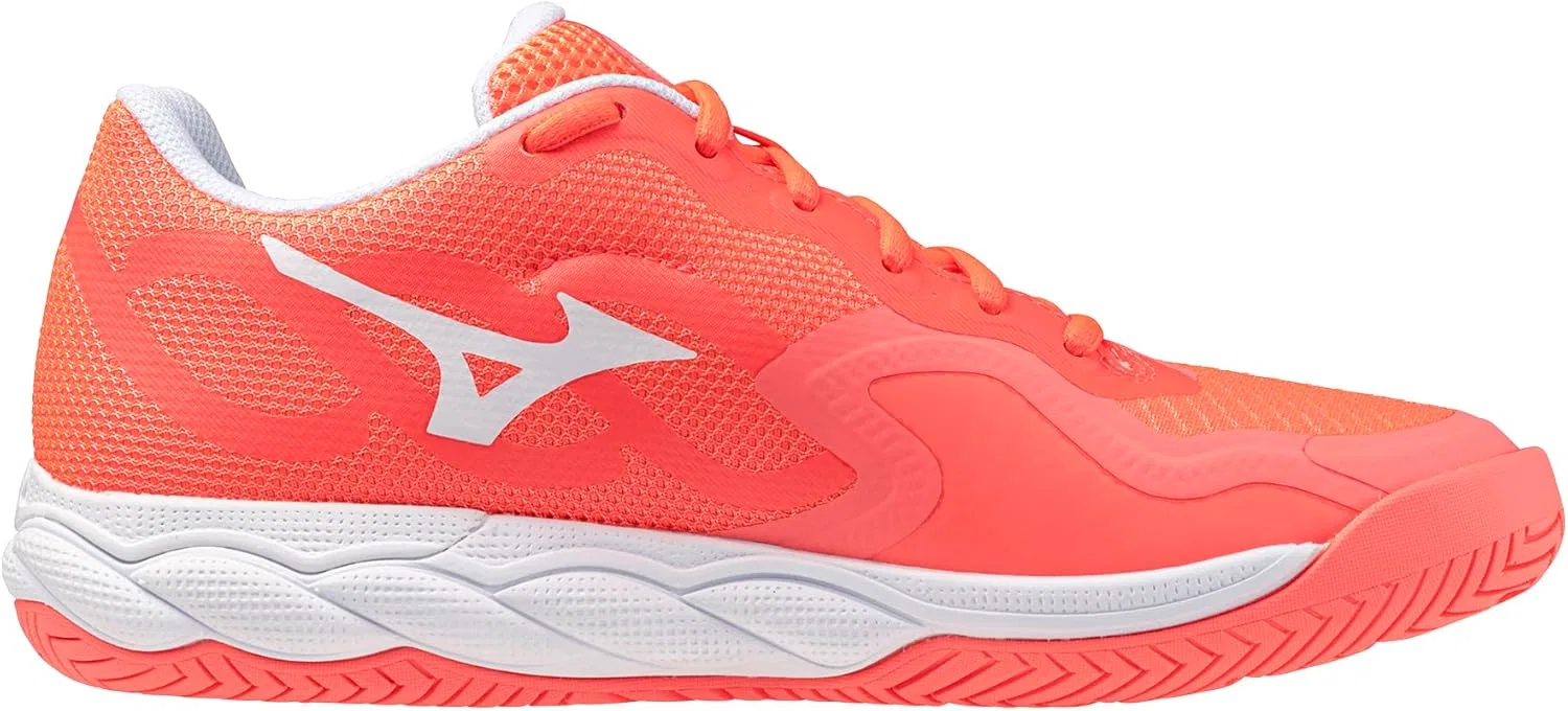 Кроссовки теннисные Mizuno Wave Enforce Court AC, Striking Coral-white — фото 3