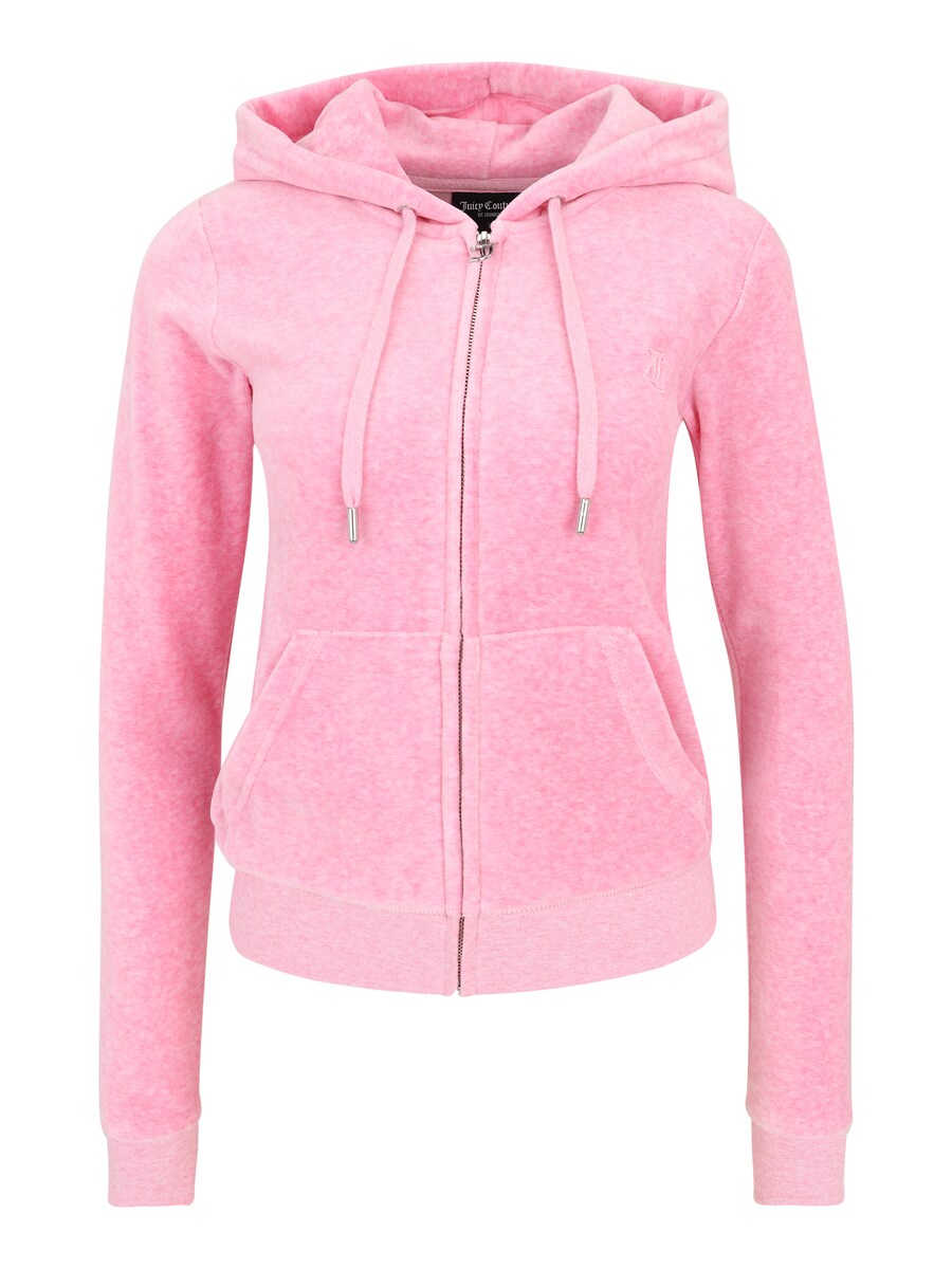 

Толстовка с капюшоном на молнии Juicy Couture Tall ROBERTSON, цвет mottled pink