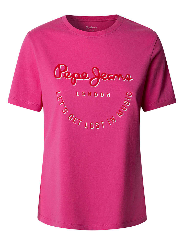 

Футболка Rumer Pepe Jeans, розовый