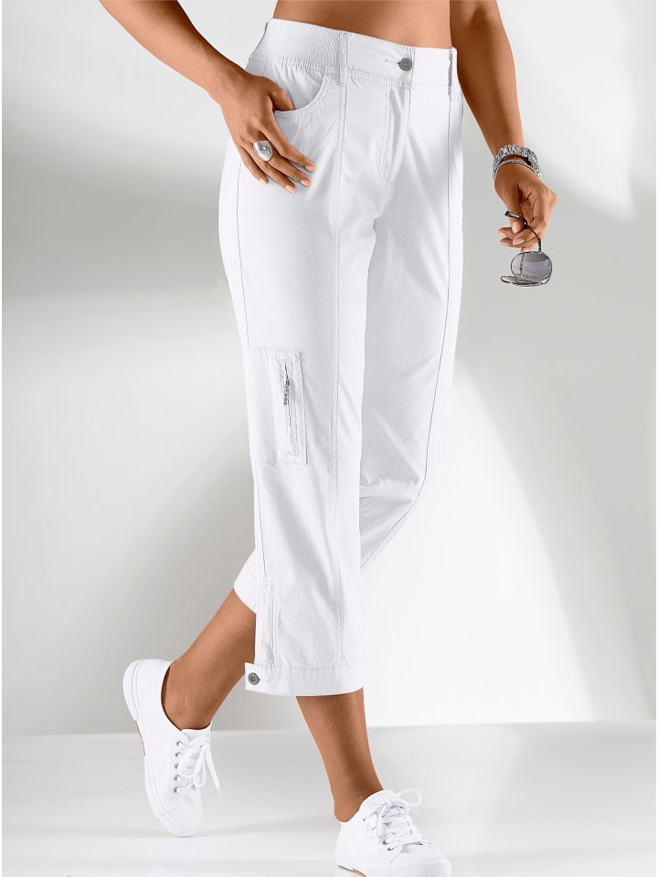 

WITT WEIDEN Белые эластичные брюки