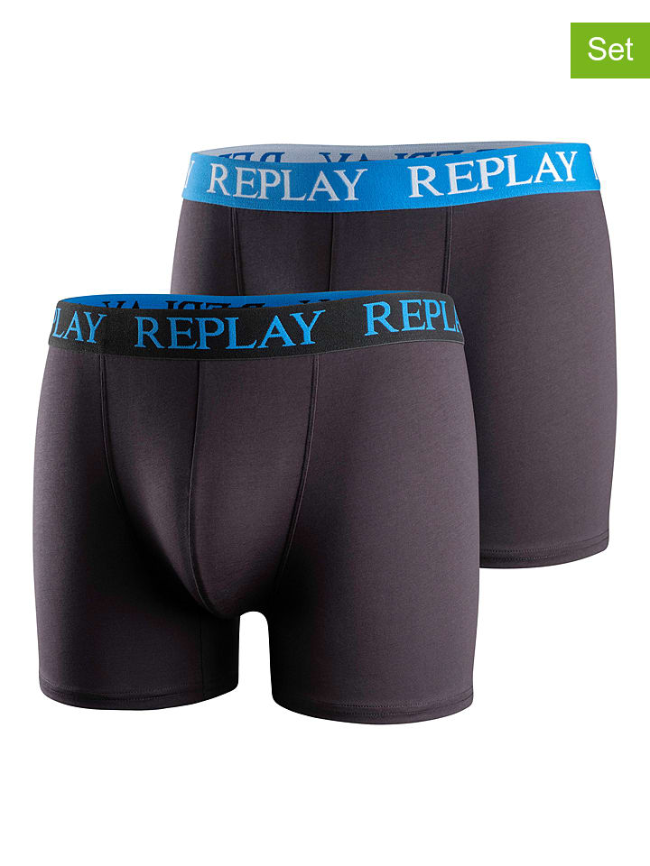 

Боксерские трусы Replay, черный