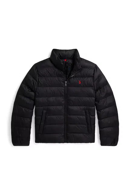 Куртка детская короткая стеганая Polo Ralph Lauren, черный