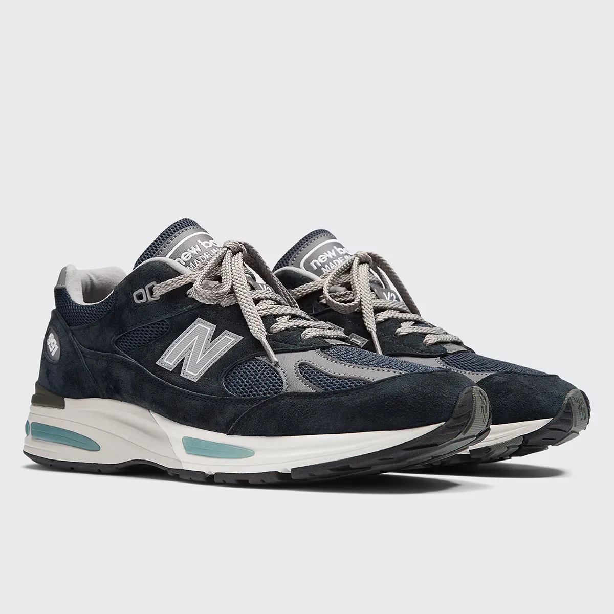 Повседневные кроссовки унисекс 991 New Balance, тёмно-синий — фото 3