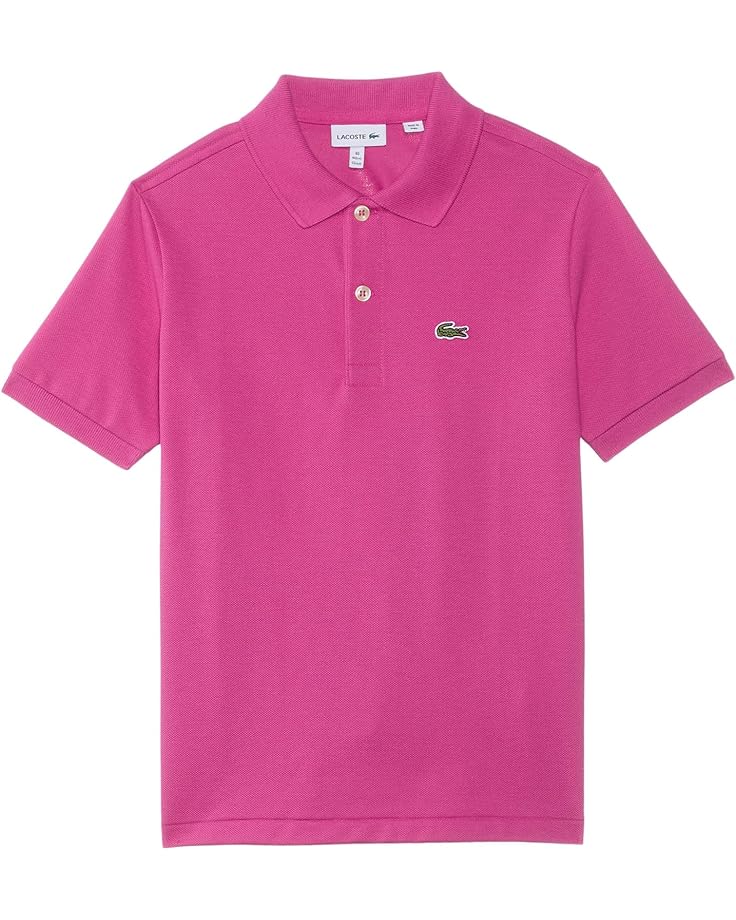 

Поло Lacoste Kids Monochrome Piqué Polo Shirt, цвет Magenta