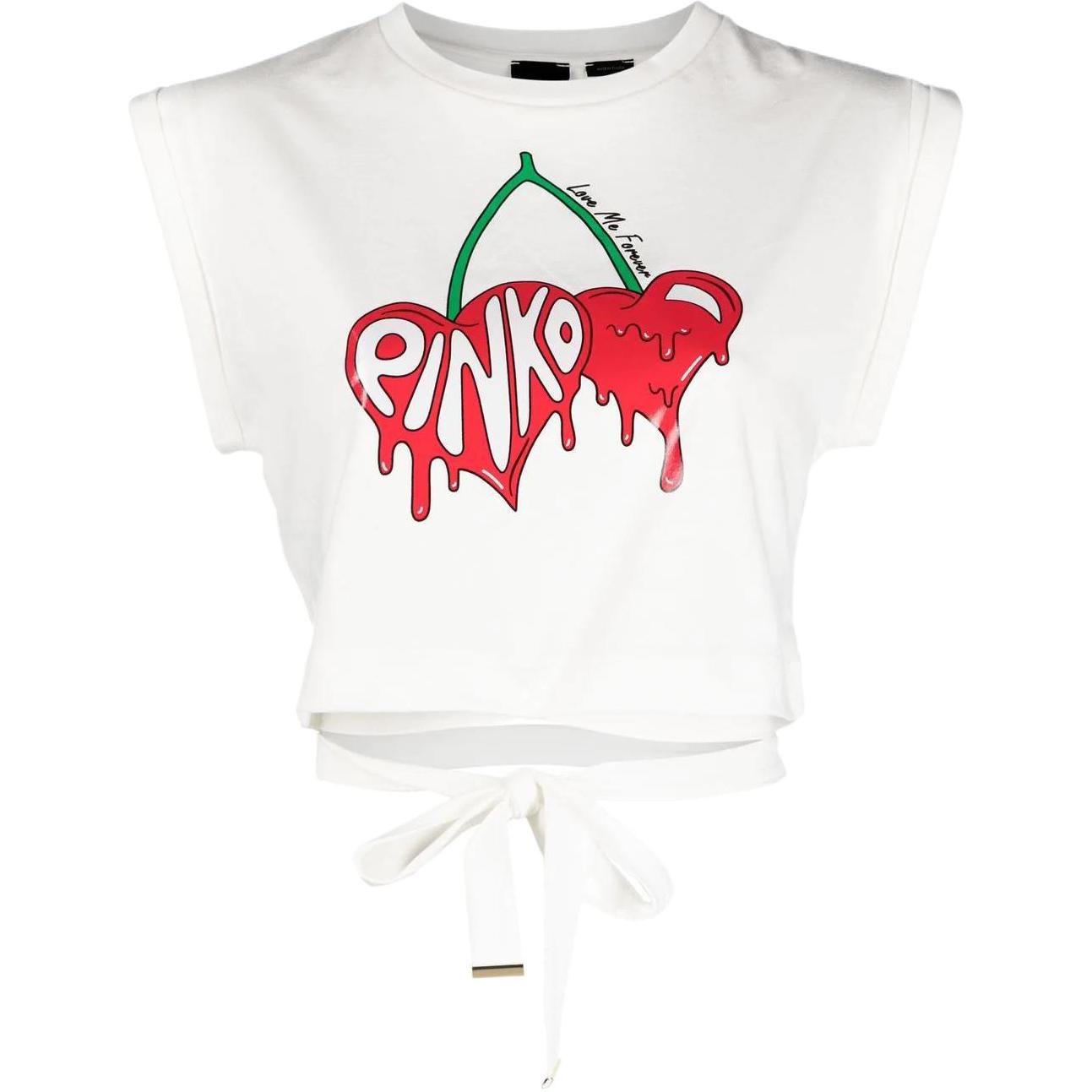 

Женская белая майка PINKO