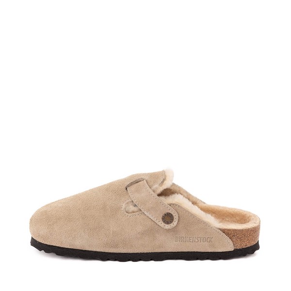 Сабо Womens Birkenstock Boston Shearling Clog, серо-коричневый