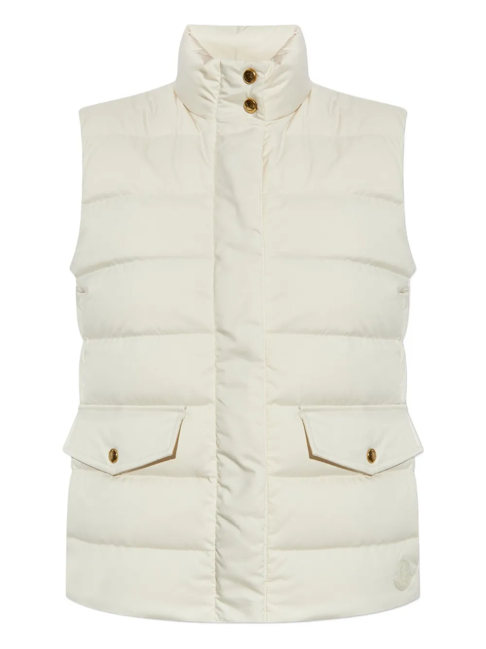 

Стеганый жилет Besset с карманами-клапанами MONCLER, нейтральный