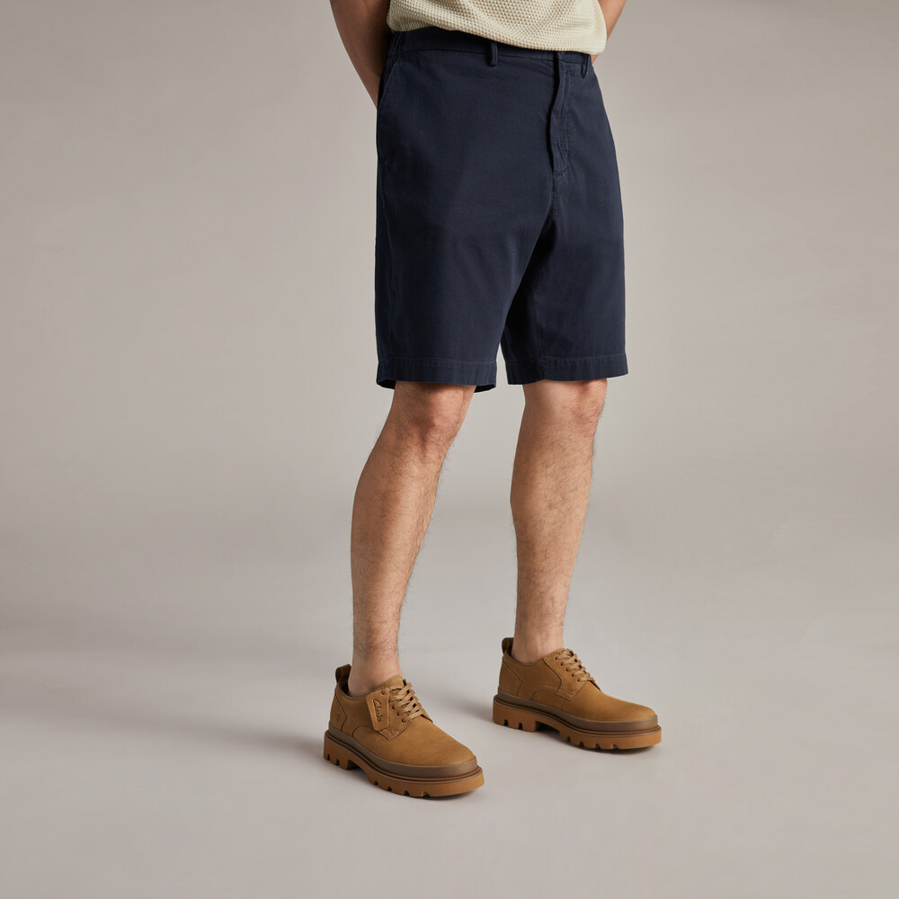 Мужские повседневные мужские низкие желтые Clarks — фото 3