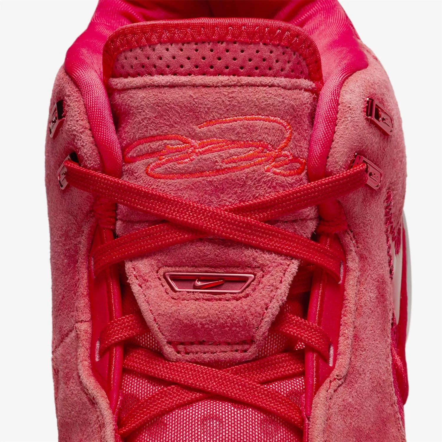 Мужские баскетбольные кроссовки Nike Lebron NXXT Gen AMPD, ярко-малиновый/красный — фото 3