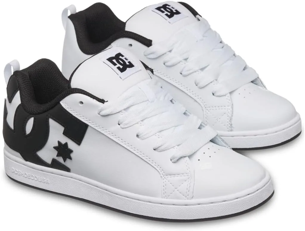 Мужские кроссовки DC Shoes Net Amazon Renewed, белый/черный