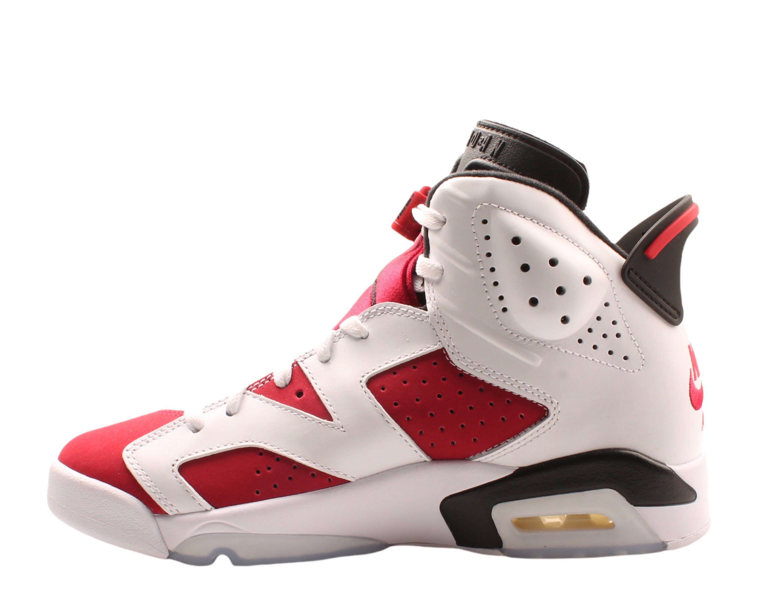 Nike Air Jordan 6 Retro White/Carmine-Black Мужские баскетбольные кроссовки CT8529-106 — фото 3
