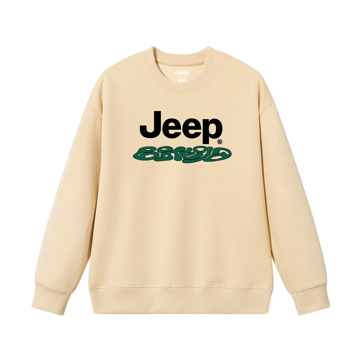 Детский свитшот с круглым вырезом Jeep, хаки