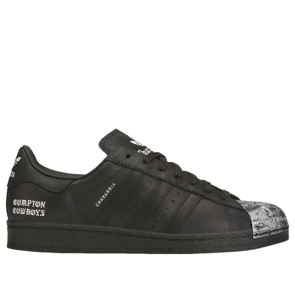 Кроссовки Adidas x Willy Chavarria Superstar Metal 'Black Silver Metallic' — фото 2