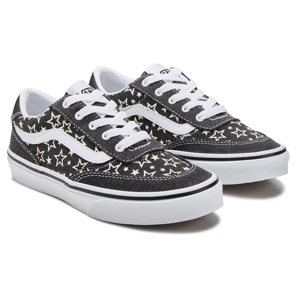 

Детские кеды бруклинские низкие Vans для малышей/больших детей, black/stars