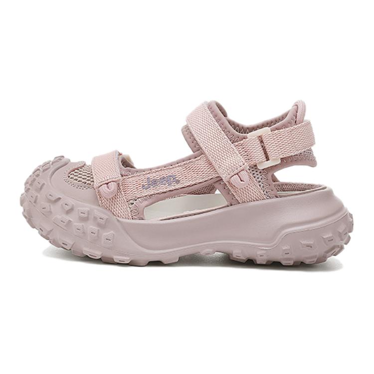 

Детские сандалии River Trekking Shoes Slip Resistant, Abrasion Resistant, Breathable, Lightweight Jeep, розовый фиолетовый