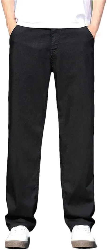 Джинсы мужские свободные, Black