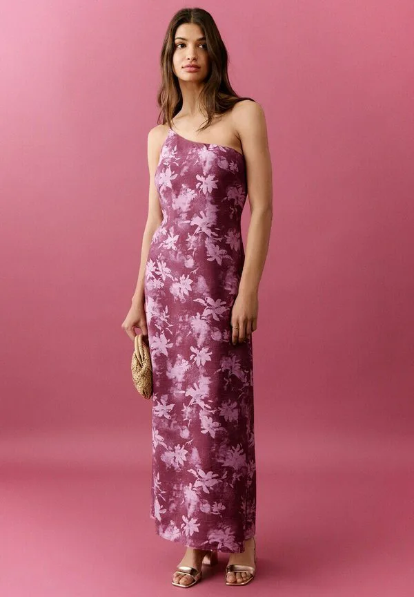 Подростковое длинное платье Mango Kids, Pink