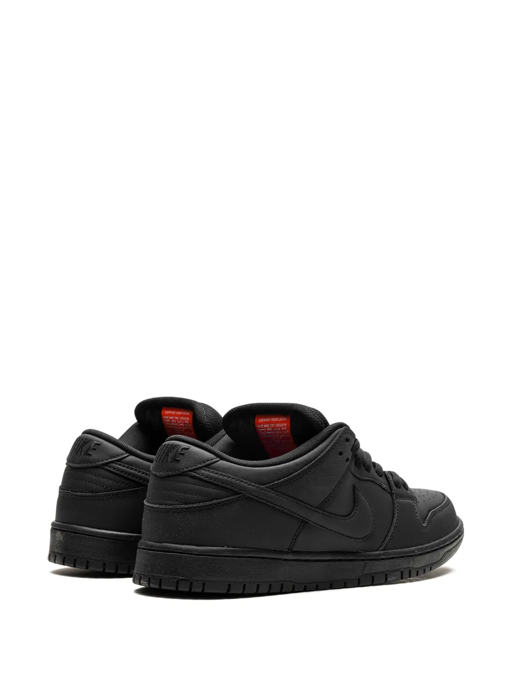 Кроссовки SB Dunk Triple Black/Orange Nike, черный — фото 3