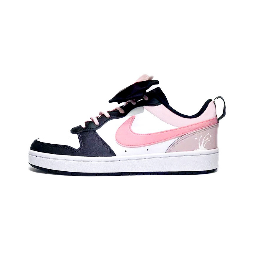 

Кроссовки Nike Court Borough Skateboard Shoes Women's Low-Top Pink, Черный, Кроссовки Nike Court Borough Skateboard Shoes Women's Low-Top Pink