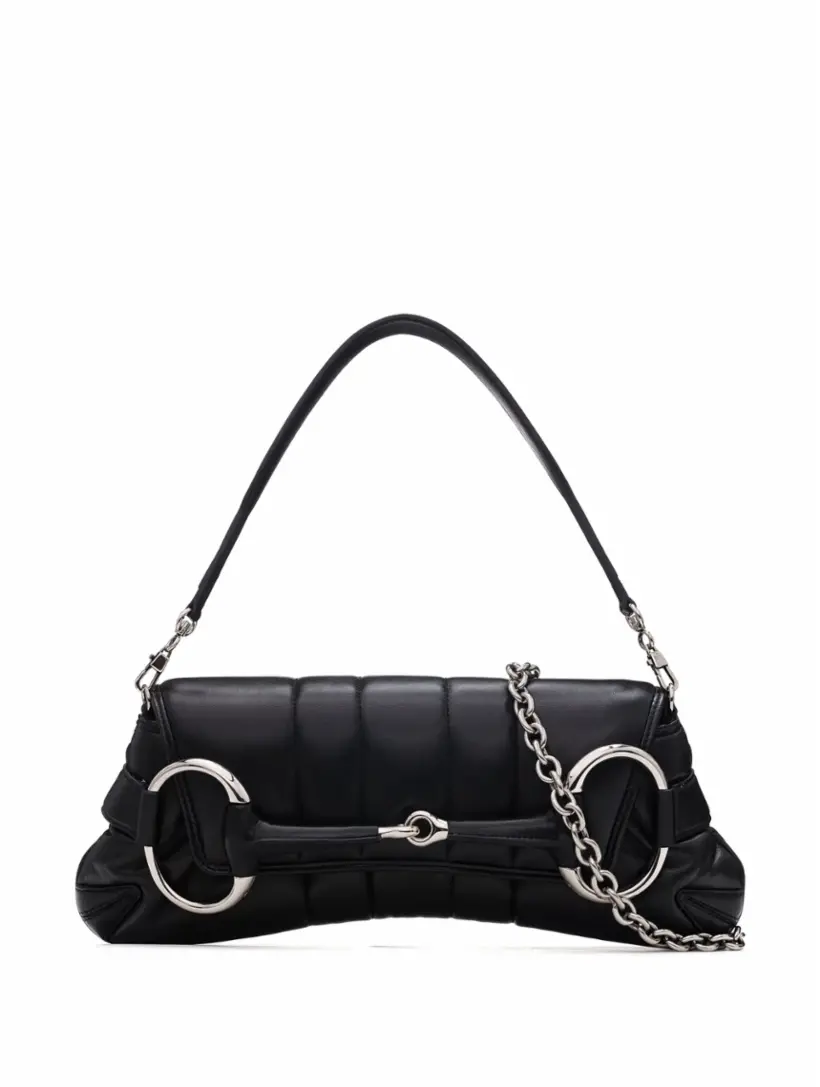 

Сумка на плечо Gucci Horsebit Chain Gucci, черный