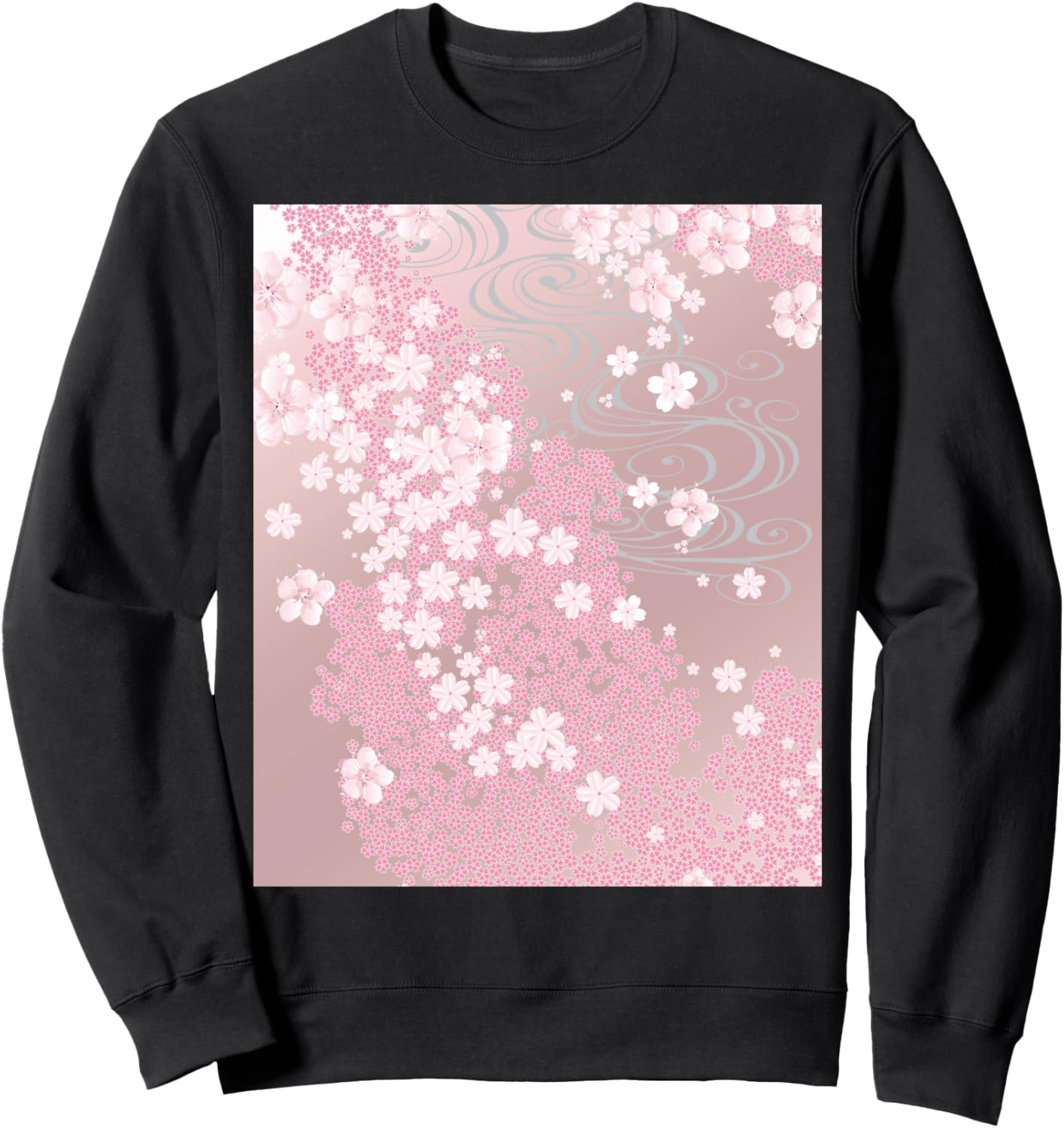 

Толстовка «Цветы элегантности» Floral Spring Blooms, черный