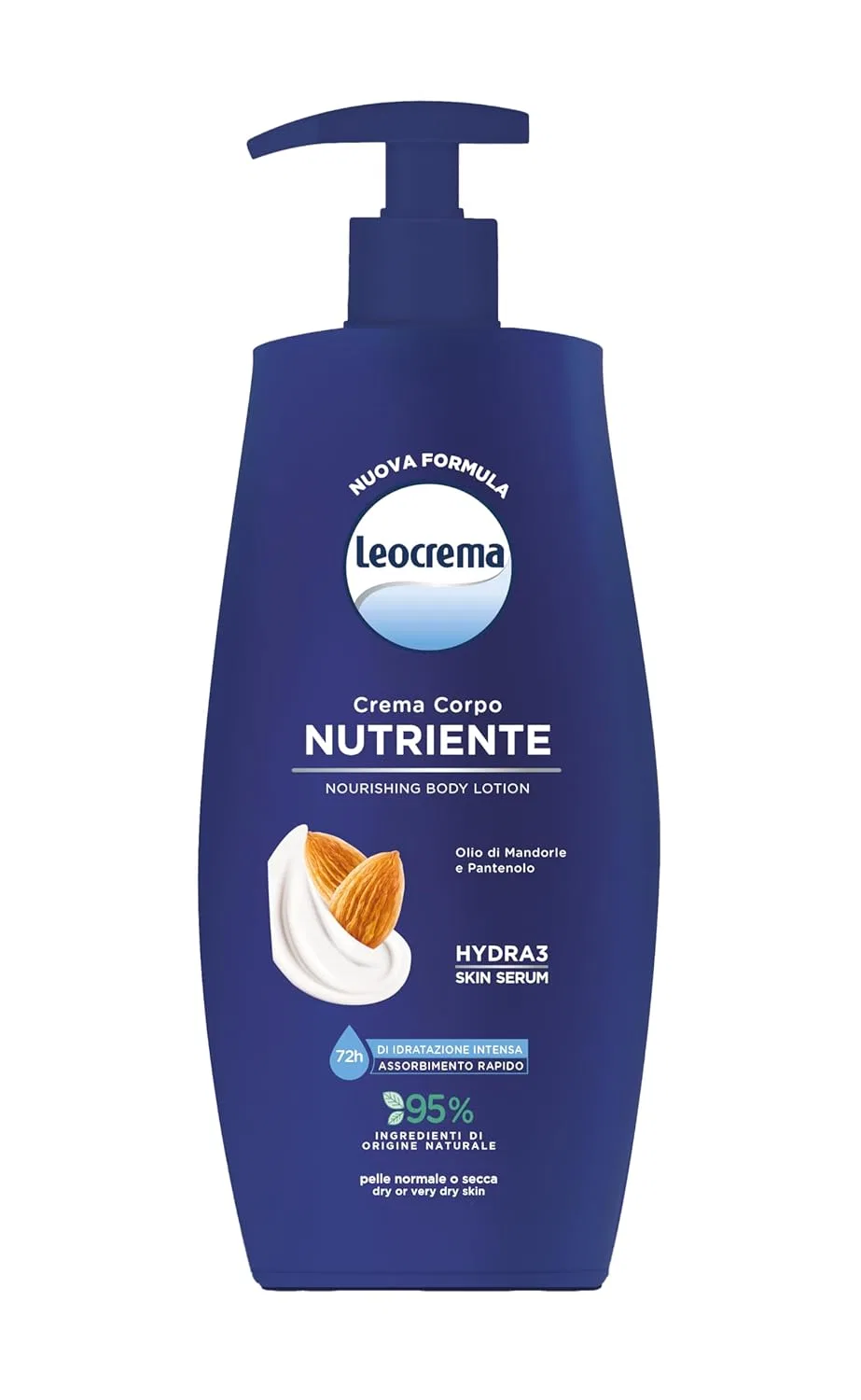 Питательный крем для тела с миндальным маслом и пантенолом от Leocrema Leocrema