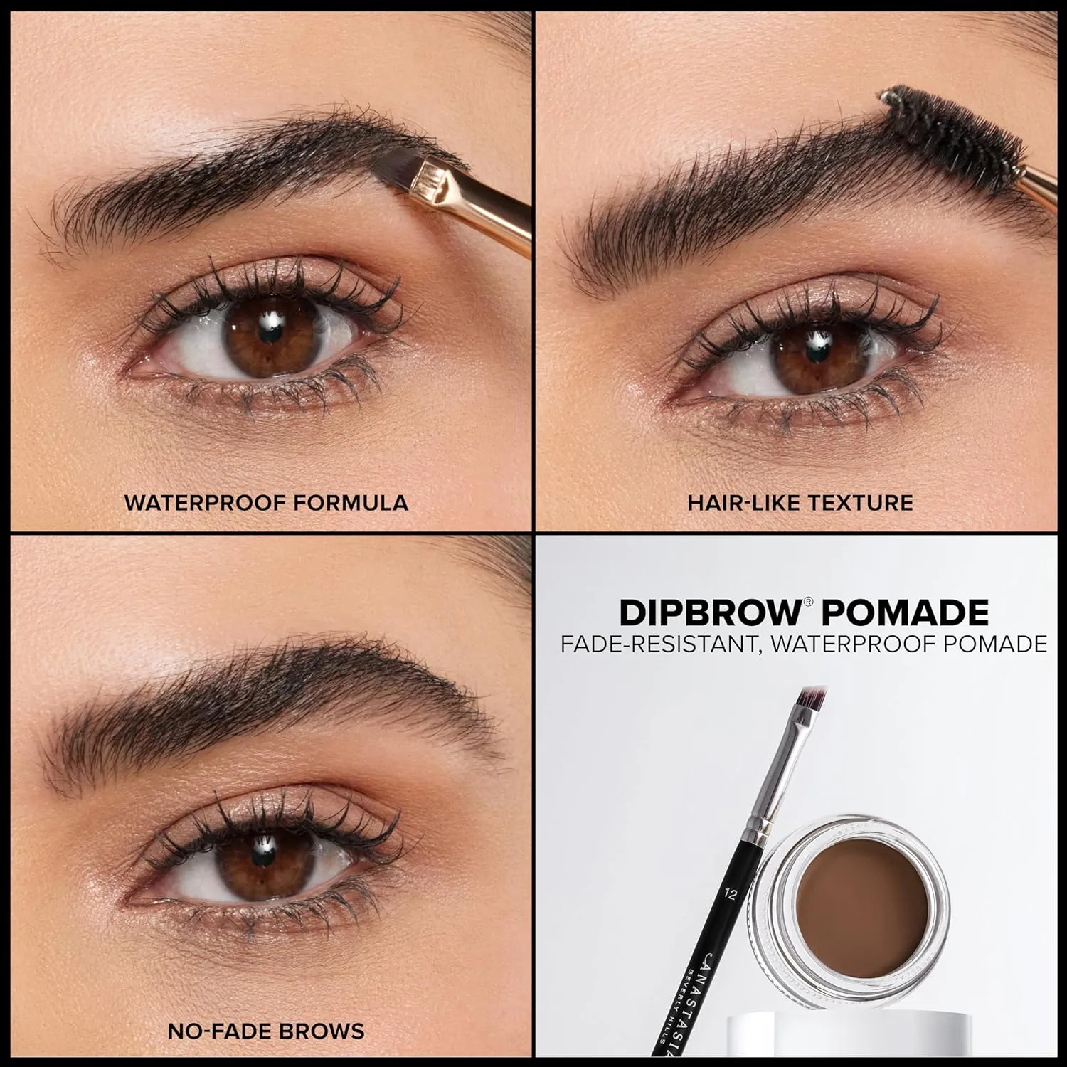 Anastasia Beverly Hills - Помада для бровей DIPBROW, Soft Brown — фото 3