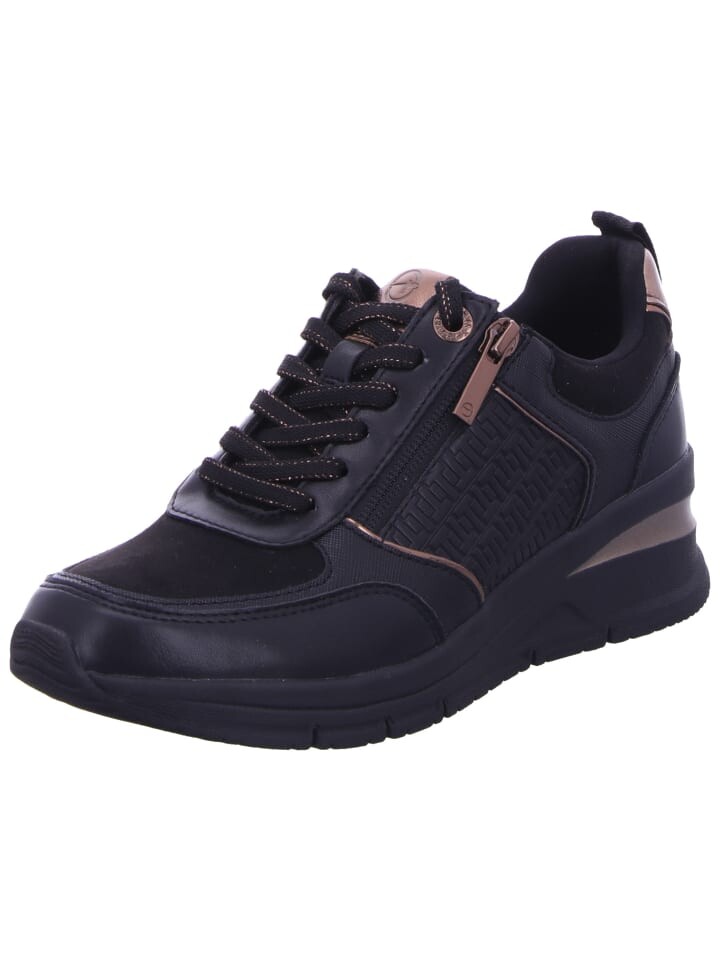 

Элегантные туфли на шнуровке Tamaris, цвет black/copper