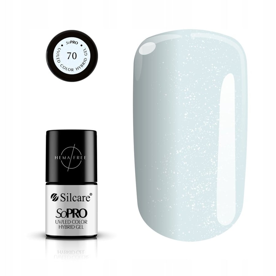 

Гибридный лак для ногтей Silcare SoPRO 70 7 г