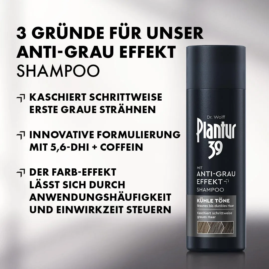 Шампунь против седины «Anti-grey effect» от Plantur 39, 2 x 200 мл Plantur 39 — фото 2