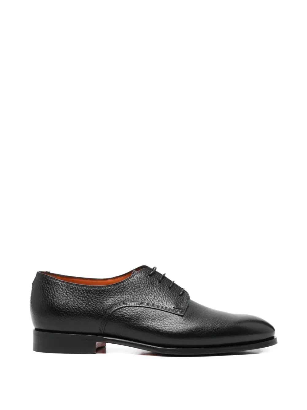 Дерби из кожи Santoni, черный