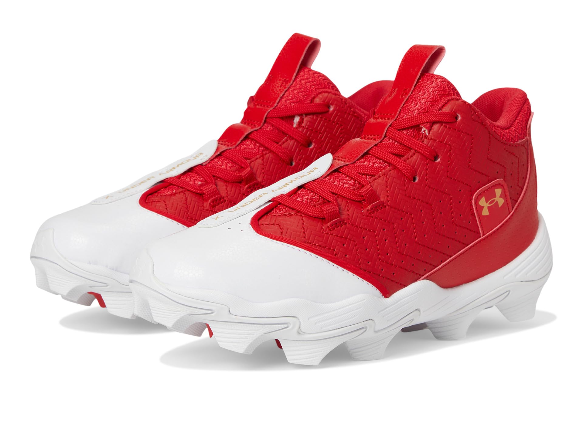 

Кроссовки Under Armour Kids Harper 9 Rm Jr., White/Red/Metallic Gold