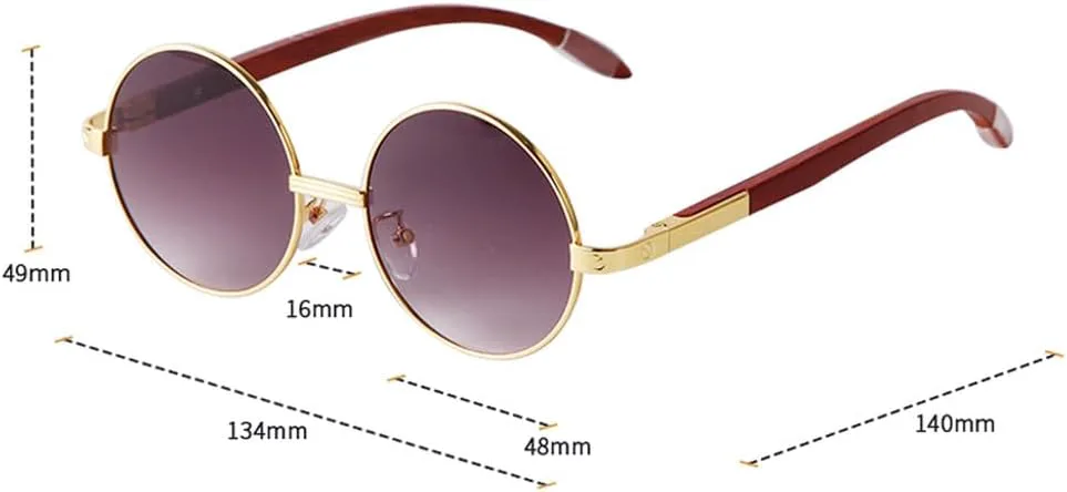 

Солнцезащитные очки в стиле ретро с заклепками, градиентные круглые, мужские, в стиле стимпанк, в металлической оправе, женские солнцезащитные очки HVTVTLA, C2