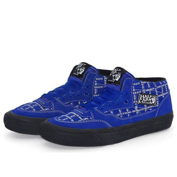 

Кроссовки supreme x half cab pro '92 'logo pattern - royal blue' Vans, синий