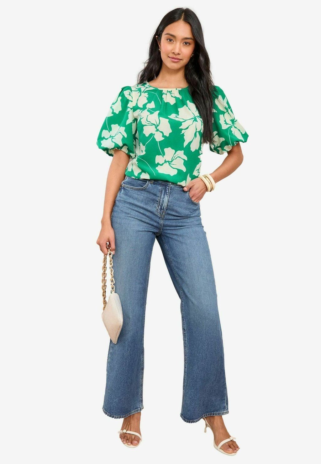 

Блуза BUBBLE SHORT SLEEVE Friends Like These, зеленый