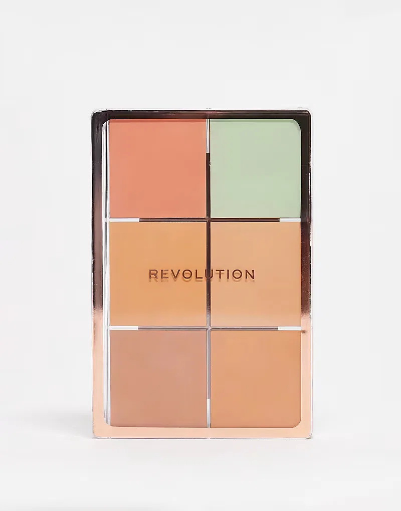Палетка для лица Revolution Everything Base Face Icon Complexion Palette, Medium