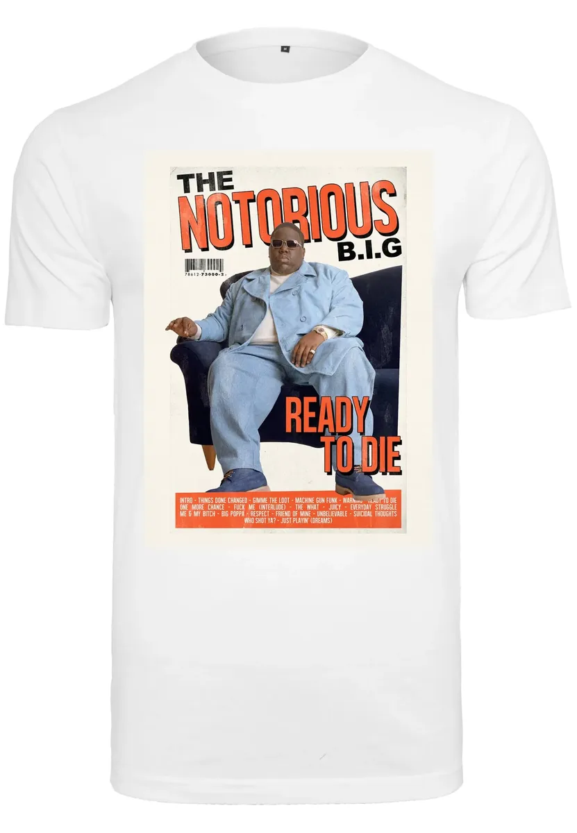 

Футболка Mister Tee "Мужская футболка Mister Tee с обложки журнала Biggie" Mistertee, белый