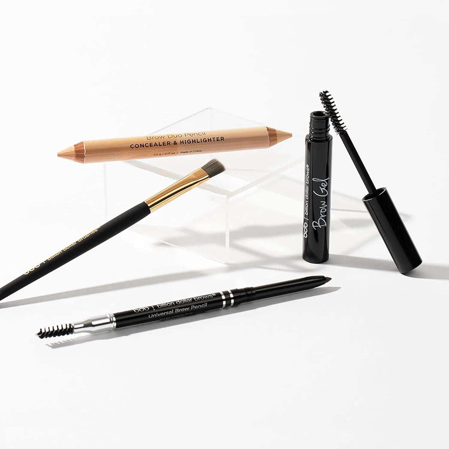 Набор для бровей Billion Dollar Brows Best Sellers Kit: карандаш, дуо-карандаш, кисть, гель Billion Dollar Blow — фото 2