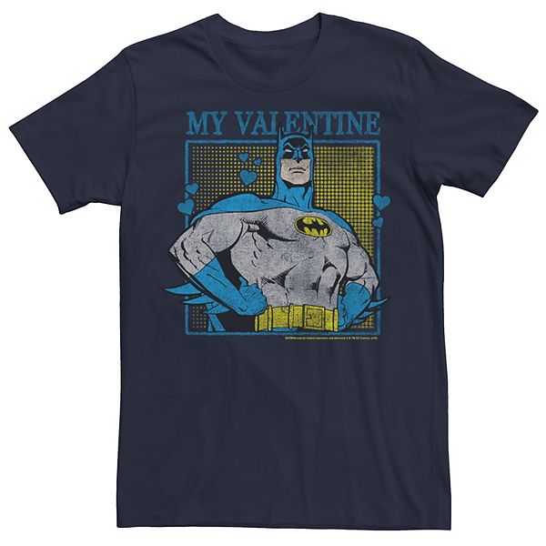 

Футболка Big & tall dc comics batman "my valentine" comic portrait Licensed Character