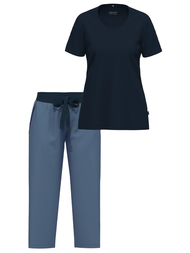 

Ammann Пижама Night & Home синего цвета