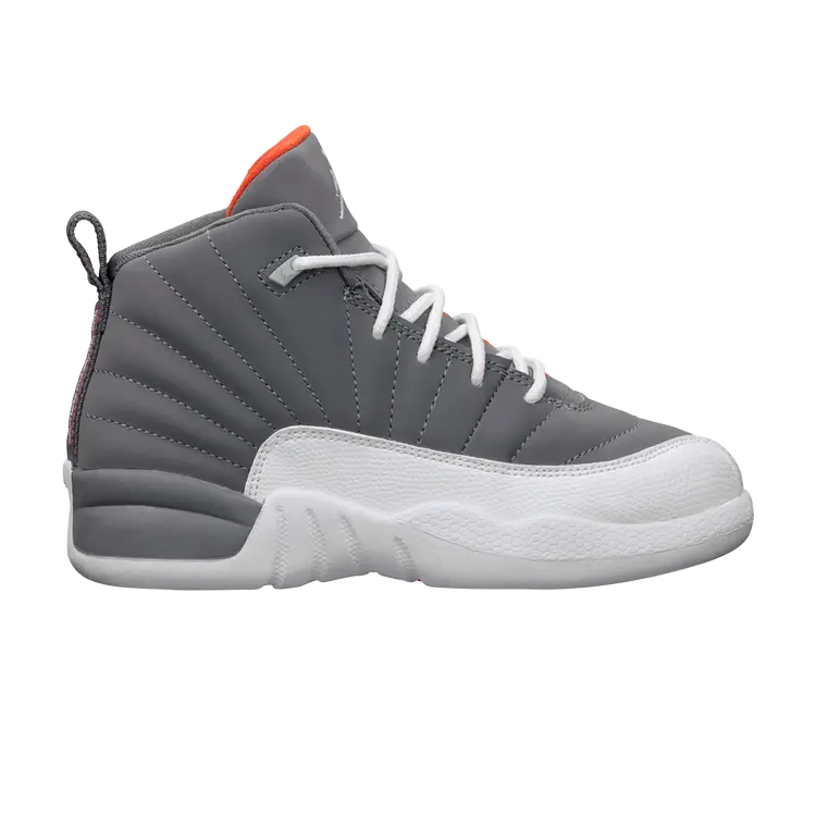 

Кроссовки Air Jordan 12 Retro PS 'Cool Grey Orange', серый