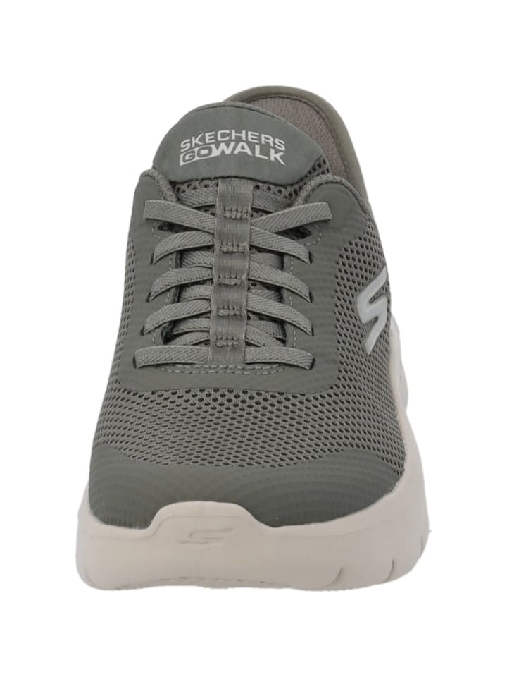 Низкие кроссовки Skechers, оливковый — фото 4