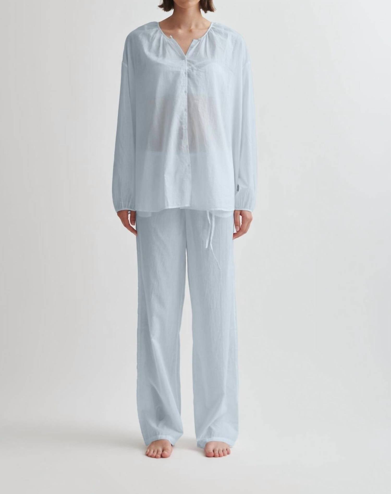 

Рубашка Blair Button Down в цвете Artic Blue skin