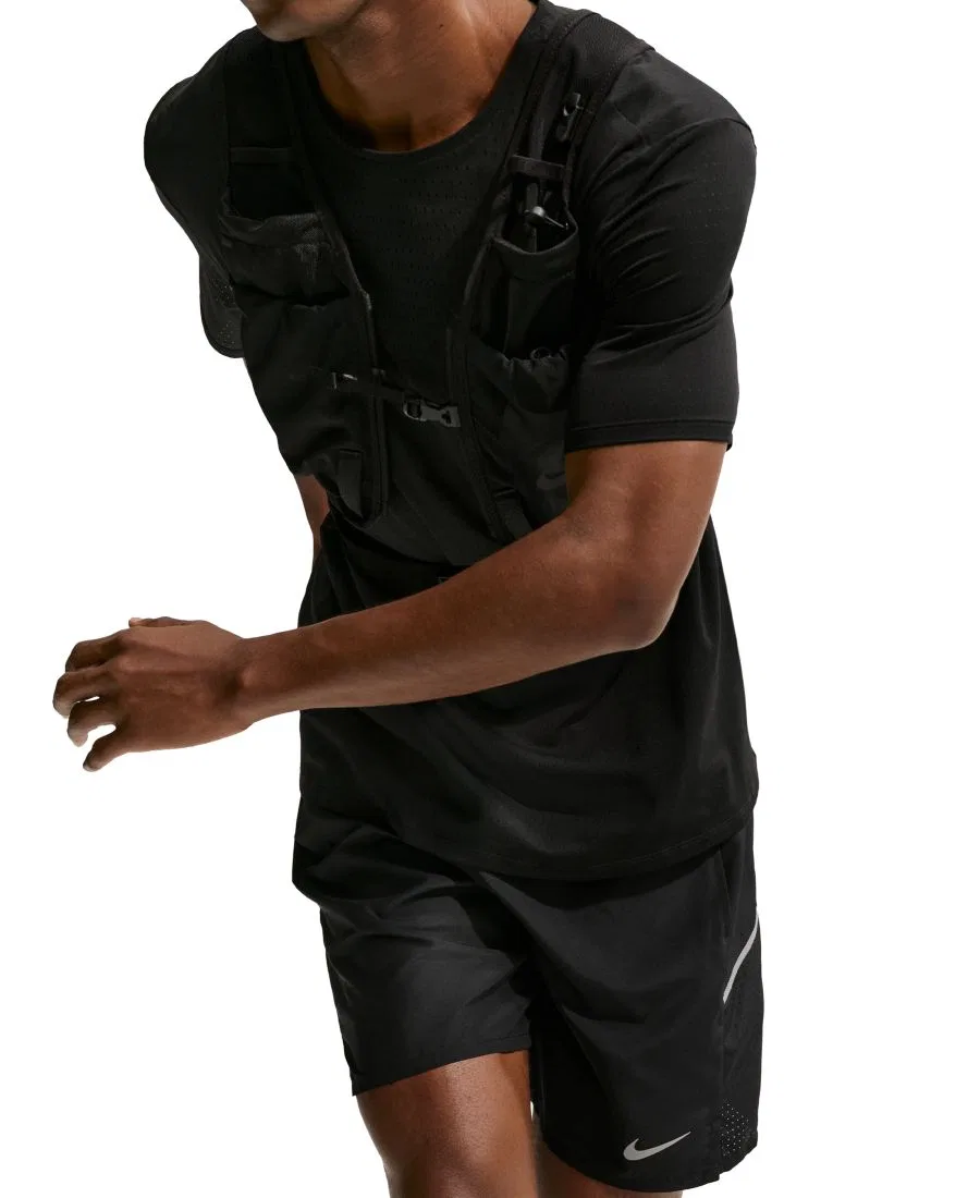 Мужские беговые шорты Miler Dri-FIT Nike, Black/Reflective Silver — фото 2