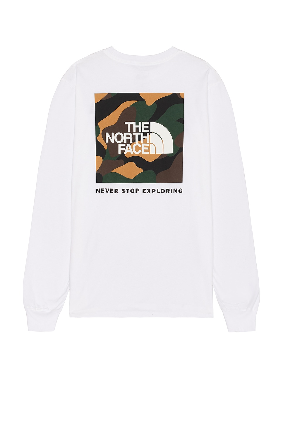 

Мужская футболка с длинным рукавом box nse The North Face, белый
