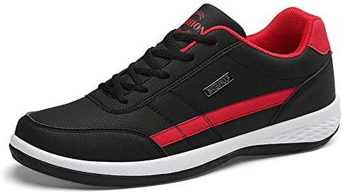 

Мужские ортопедические кроссовки на шнуровке, удобные для широкой стопы и пятки, дышащие, противоскользящие, низкие прогулочные кроссовки Hhhchpm, черный