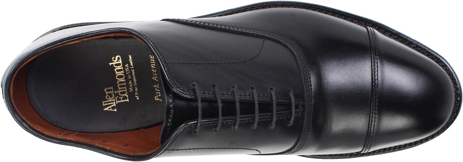 Оксфорды Park Avenue Oxford Allen Edmonds, цвет Black Custom Calf — фото 2