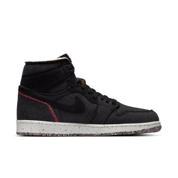 Кроссовки 1 высокие зум Air Jordan, черный — фото 2