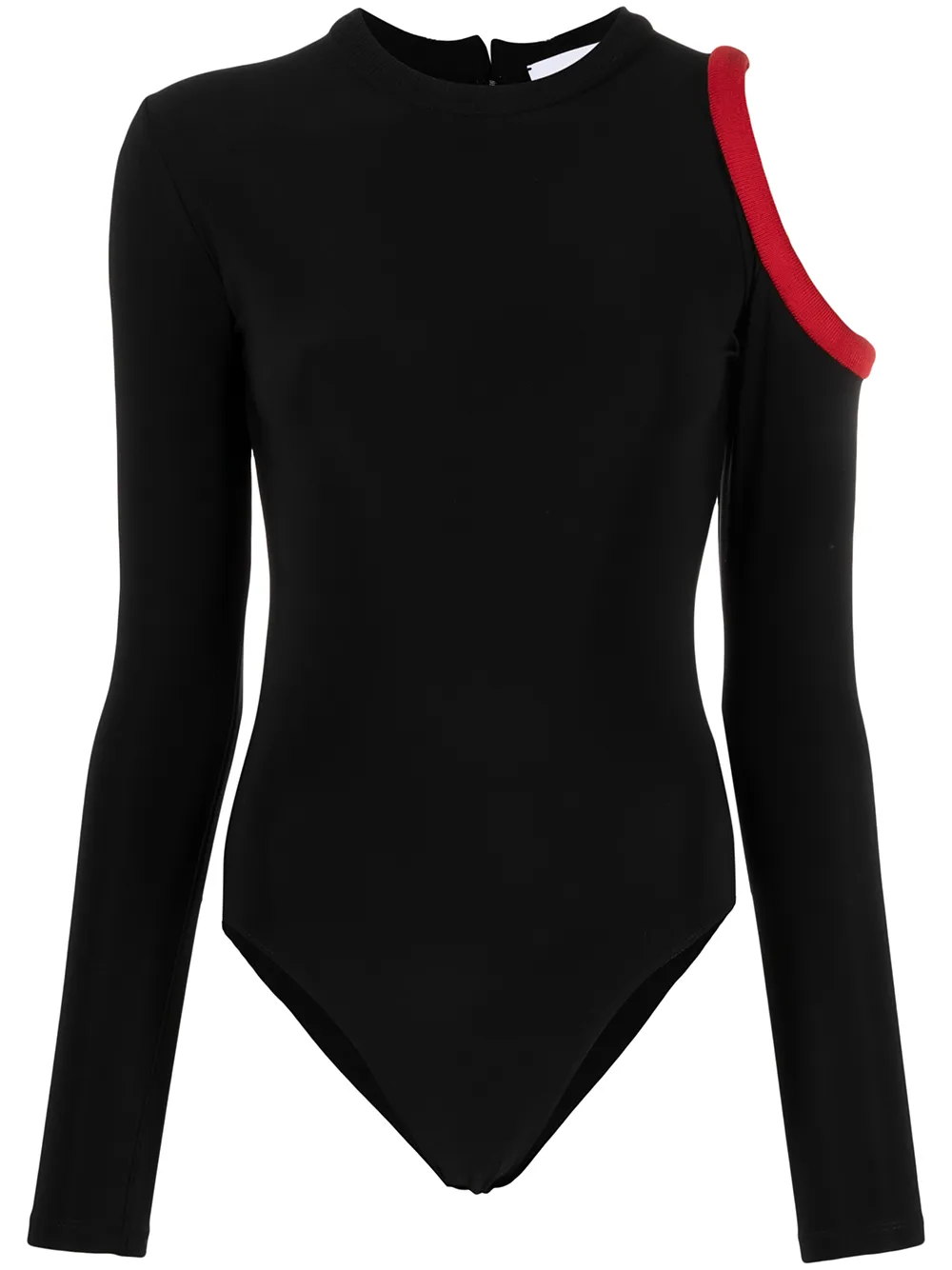 

Боди с вырезом на плече Atu Body Couture, черный