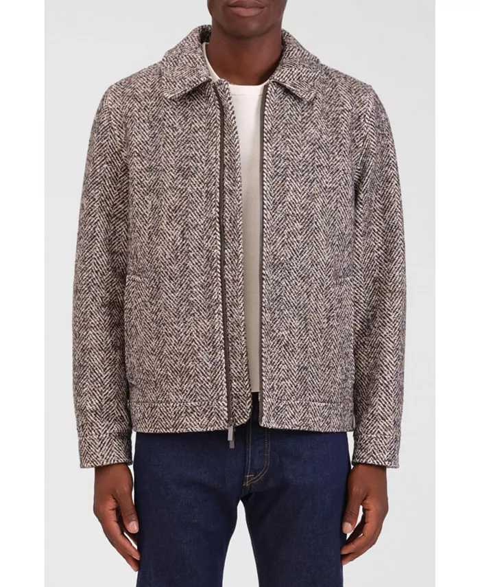 

Мужская куртка в рубчик из твида Bagatelle Homme, коричневый